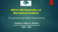 حركية الأنظمة الميكانيكية