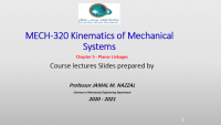 حركية الأنظمة الميكانيكية