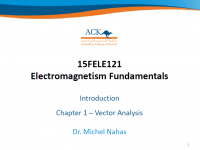 أساسيات الكهرومغناطيسية