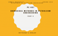 الطرق العددية في الهندسة البترولية