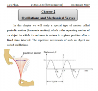 Oscillations and Mechanical Waves