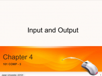 Input and Output