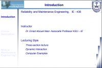 Introduction to Maintenance