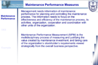 Maintenance Performance Measures
