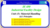 Material Handling Part 1