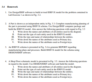 HomeWork | homework Manufacturing Systems Number 3 | موقع حلولي