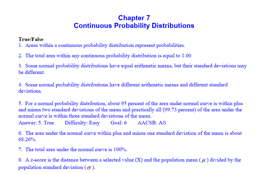 HomeWork | التوزيعات الاحتمالية المستمرة | موقع حلولي