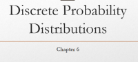 التوزيعات الاحتمالية المنفصلة