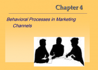 العمليات السلوكية في قنوات التسويق