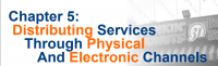 توزيع الخدمات من خلال القنوات المادية والإلكترونية