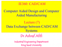 Data Exchange between CAD-CAM Systems