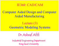 Geometric Modeling Systems