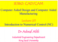 Introduction to Numerical Control (NC)