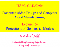 Projections of Geometric Models