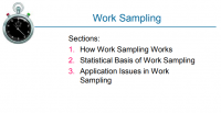 Work Sampling