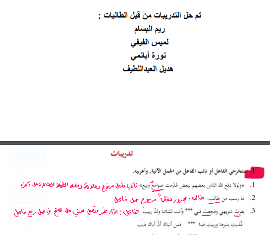 HomeWork | تدريبات المهارات اللغوية رقم 1 | موقع حلولي