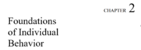 أسس السلوك الفردي