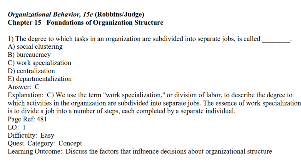 HomeWork | أسس الهيكل التنظيمي تمارين | موقع حلولي