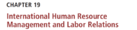 إدارة الموارد البشرية الدولية وعلاقات العمل