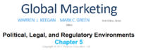 البيئات السياسية والقانونية والتنظيمية