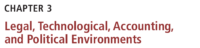 البيئات القانونية والتكنولوجية والمحاسبية والسياسية