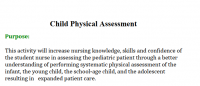 التقييم البدني للطفل
