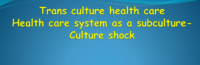 الرعاية الصحية عبر الثقافة