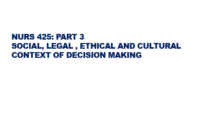 السياق الاجتماعي والقانوني والأخلاقي والثقافي لاتخاذ القرار