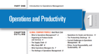 العمليات والإنتاجية