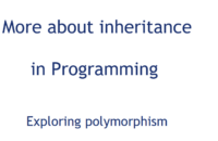 المزيد حول الوراثة في البرمجة