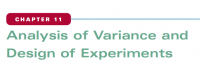 تحليل التباين وتصميم التجارب