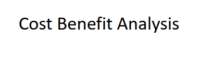 تحليل التكاليف والفوائد