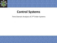 تحليل المجال الزمني لأنظمة الترتيب الثاني 6