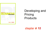 تطوير المنتجات وتسعيرها