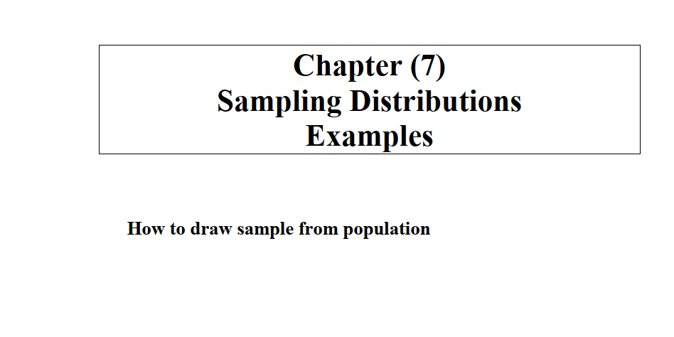 HomeWork | تمارين توزيعات أخذ العينات | موقع حلولي
