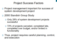 عوامل نجاح المشروع