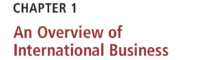 نظرة عامة على الأعمال التجارية الدولية